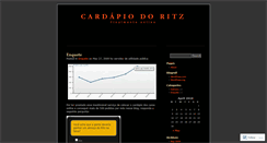 Desktop Screenshot of cardapiodoritz.wordpress.com