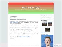 Tablet Screenshot of niallkellysdlp.wordpress.com