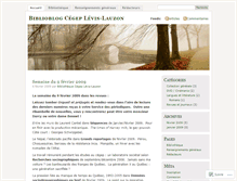 Tablet Screenshot of bibliolevislauzon.wordpress.com