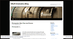 Desktop Screenshot of dslrcinematics.wordpress.com