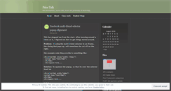 Desktop Screenshot of pricetalk.wordpress.com