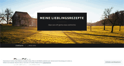 Desktop Screenshot of meinelieblingsrezepte.wordpress.com