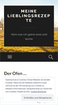 Mobile Screenshot of meinelieblingsrezepte.wordpress.com