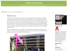 Tablet Screenshot of dallaslivingplaza.wordpress.com