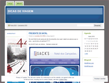 Tablet Screenshot of dicasdeviagem.wordpress.com