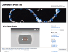 Tablet Screenshot of glamorousdoodads.wordpress.com