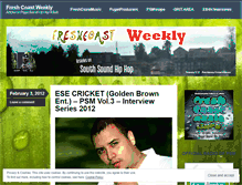 Tablet Screenshot of freshcoastweekly.wordpress.com