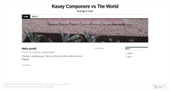Desktop Screenshot of kaseycomponeredotcom.wordpress.com