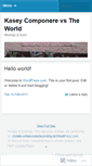 Mobile Screenshot of kaseycomponeredotcom.wordpress.com