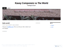 Tablet Screenshot of kaseycomponeredotcom.wordpress.com