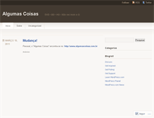 Tablet Screenshot of 1ascoisas.wordpress.com