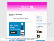 Tablet Screenshot of nadashope2.wordpress.com