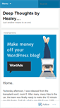 Mobile Screenshot of deepthoughtsbyhealey.wordpress.com