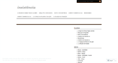Desktop Screenshot of insistenciadificil.wordpress.com