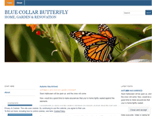 Tablet Screenshot of bluecollarbutterfly.wordpress.com