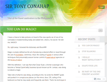 Tablet Screenshot of conahapautobiography.wordpress.com