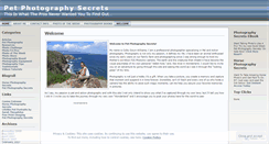 Desktop Screenshot of petphotography.wordpress.com