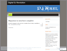 Tablet Screenshot of djnikhil.wordpress.com