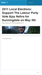 Mobile Screenshot of ajaynehra4sunningdale.wordpress.com