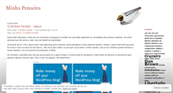 Desktop Screenshot of minhapenseira.wordpress.com