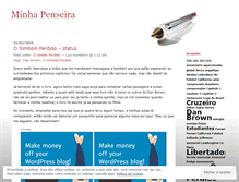 Tablet Screenshot of minhapenseira.wordpress.com