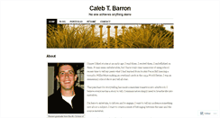 Desktop Screenshot of calebtbarron.wordpress.com