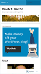 Mobile Screenshot of calebtbarron.wordpress.com