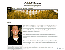 Tablet Screenshot of calebtbarron.wordpress.com