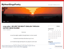 Tablet Screenshot of myheartsingspoetry.wordpress.com