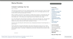 Desktop Screenshot of mamapensees.wordpress.com