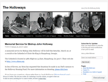 Tablet Screenshot of hollowayfamily.wordpress.com