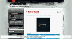 Desktop Screenshot of mystudiobeats.wordpress.com