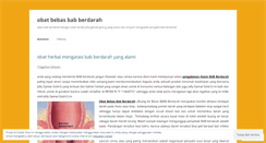 Desktop Screenshot of obatbebasbabberdarah.wordpress.com