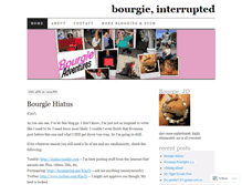 Tablet Screenshot of bourgieadventures.wordpress.com