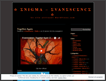 Tablet Screenshot of evangels10.wordpress.com