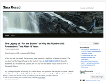 Tablet Screenshot of ginarosati.wordpress.com