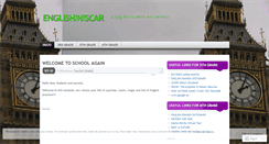 Desktop Screenshot of englishiniscar.wordpress.com