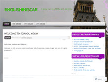Tablet Screenshot of englishiniscar.wordpress.com