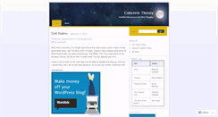 Desktop Screenshot of concretetheory.wordpress.com
