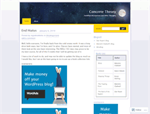 Tablet Screenshot of concretetheory.wordpress.com