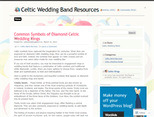 Tablet Screenshot of celticweddingband.wordpress.com