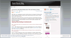 Desktop Screenshot of pdincau.wordpress.com