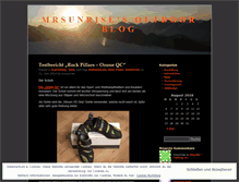 Tablet Screenshot of mrsunrise.wordpress.com