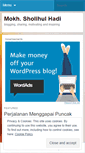 Mobile Screenshot of msholihulh.wordpress.com