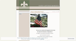 Desktop Screenshot of fayescapturedmoments.wordpress.com