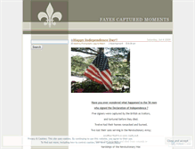 Tablet Screenshot of fayescapturedmoments.wordpress.com