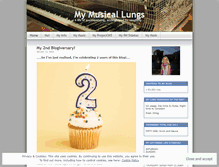 Tablet Screenshot of mymusicallungs.wordpress.com