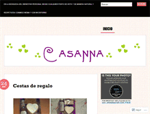 Tablet Screenshot of casanna.wordpress.com