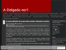 Tablet Screenshot of adelgadono.wordpress.com