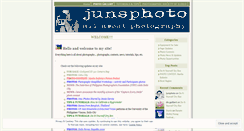 Desktop Screenshot of junsphoto.wordpress.com